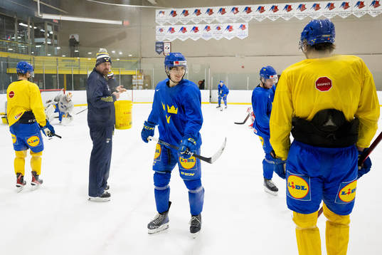 Liam Öhgren of Sweden at a practice session