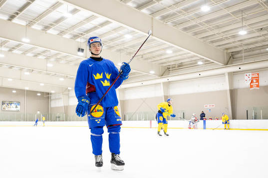 Jakob Norén of Sweden at a practice session
