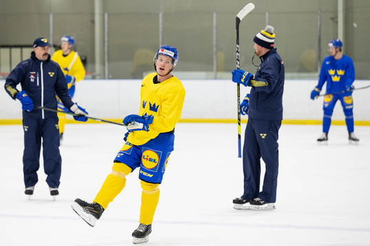 Victor Sjöholm of Sweden at a practice session