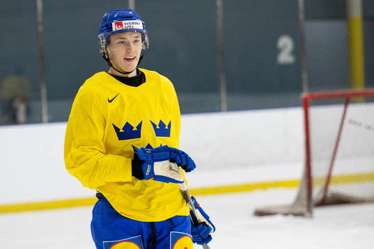 William Strömgren of Sweden at a practice session