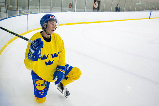 William Strömgren of Sweden at a practice session
