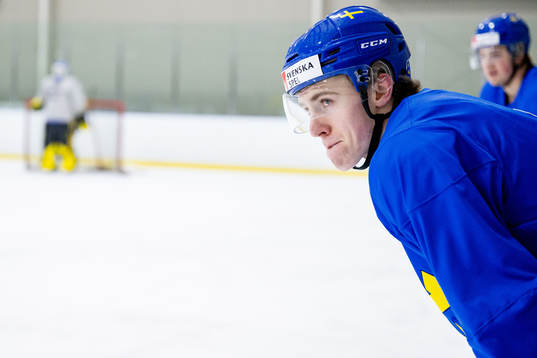 Jonathan Lekkerimäki of Sweden at a practice session