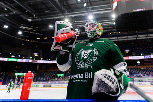 Färjestads målvakt Dennis Hildeby