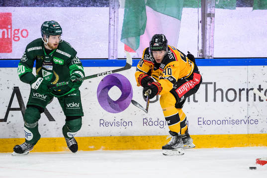 Färjestads Marcus Westfält och Luleås Tomi Sallinen