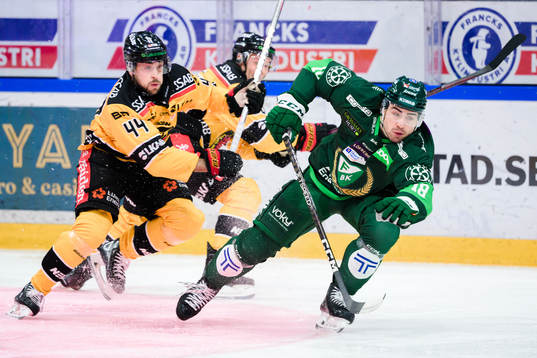 Luleås Jonathan Andersson och Färjestads Remi Elie