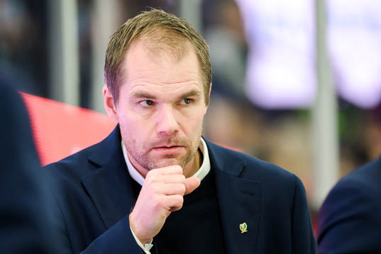 Färjestads huvudtränare Tomas Mitell