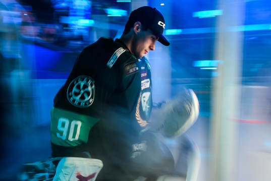 Färjestads målvakt Matthew Tomkins