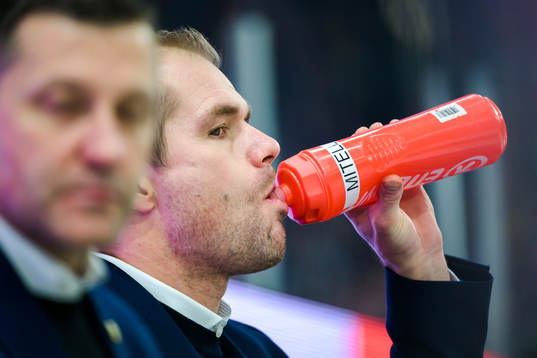 Färjestads huvudtränare Tomas Mitell