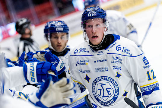 Leksands Kalle Östman jublar