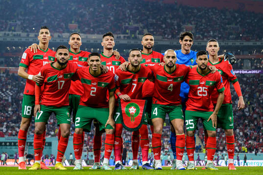 The starting eleven of Morocco