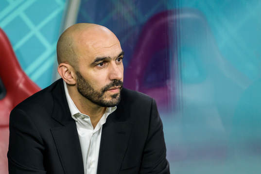 head coach Walid Regragui of Morocco
