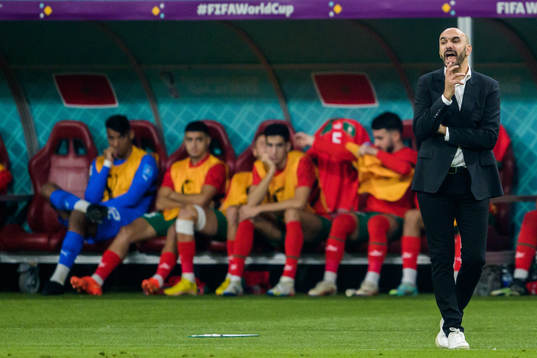 head coach Walid Regragui of Morocco