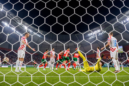 Ivan Perisic, goalkeeper Dominik Livakovic and Mislav Orsic
