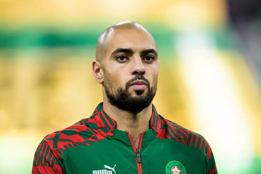 Sofyan Amrabat of Morocco