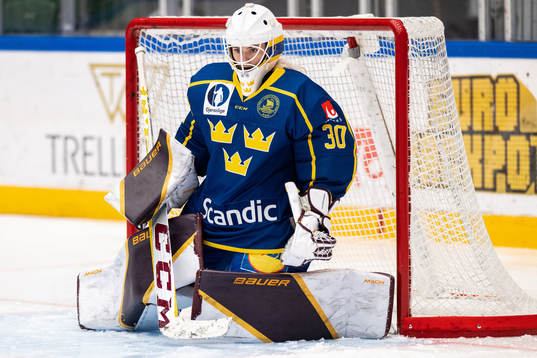 Goaltender Emma Söderberg of Sweden