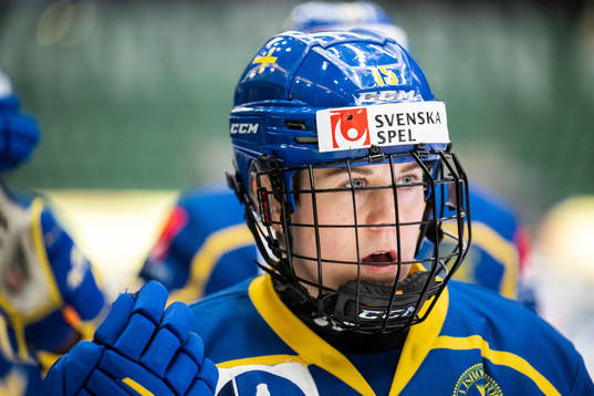 Lisa Johansson of Sweden celebrates scoring 1-0