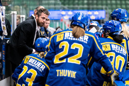 Head coach Ulf Lundberg of Sweden