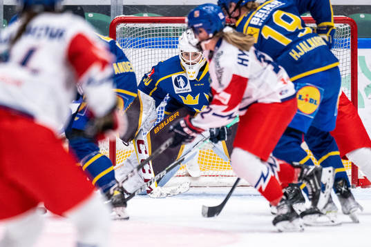 Goaltender Emma Söderberg of Sweden
