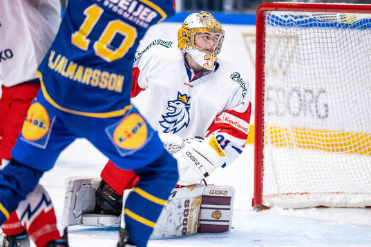 Goaltender Blanka Skodova of Czech Republic