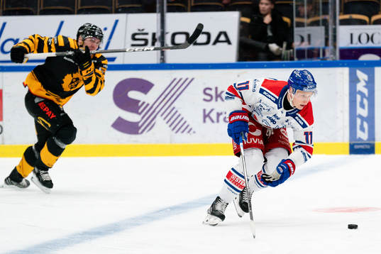 Oskarshamns Antti Suomela och Skellefteås Max Lindholm
