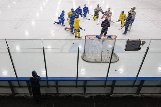 Players of Sweden gathered