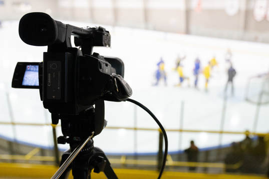 Video coach in the stands