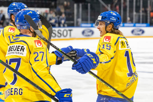 Marcus Sörensen of Sweden celebrates