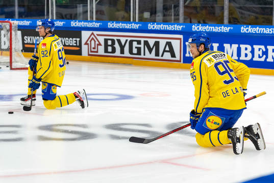 Jesper Olofsson and Jacob de la Rose of Sweden