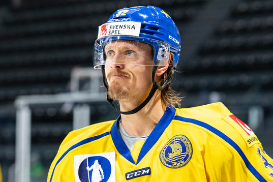 Magnus Nygren of Sweden looks dejected