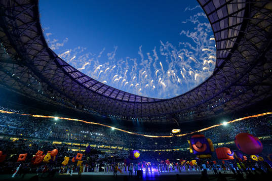 View of the closing ceremony