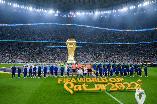 Players of Argentina and of France