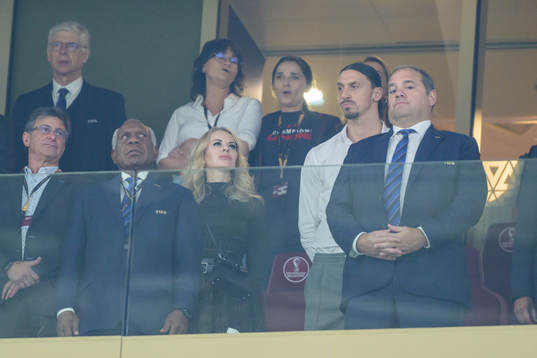 Helena Seger and Zlatan Ibrahimovic