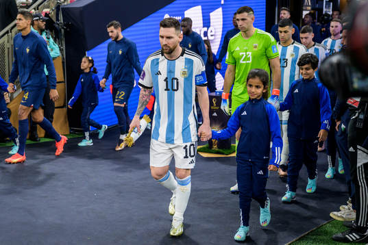 Lionel Messi of Argentina