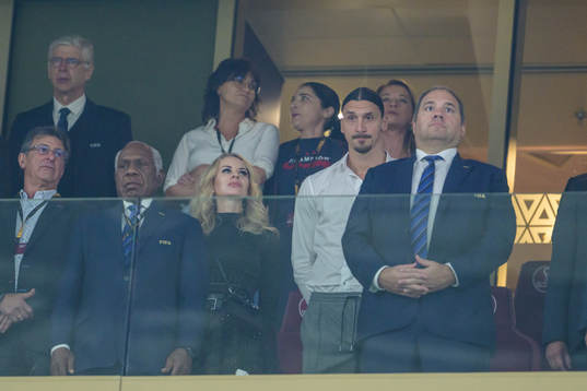 Helena Seger and Zlatan Ibrahimovic