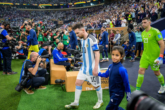 Lionel Messi of Argentina