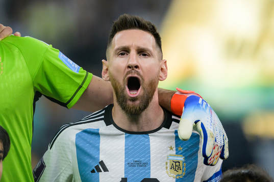 Lionel Messi of Argentina