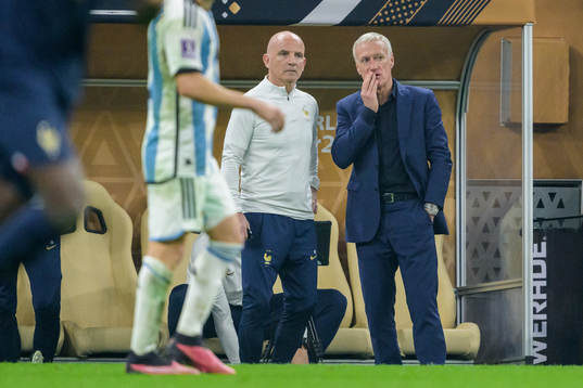 head coach Didier Deschamps of France