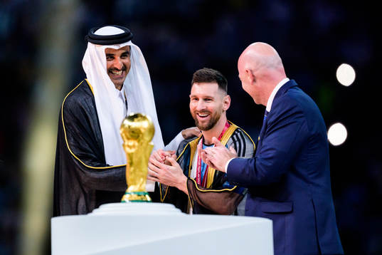 Tamim bin Hamad Al Thani, Emir of Qatar, Lionel Messi of