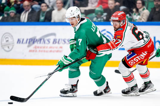 Rögles Erlend Lesund och Frölundas Jacob Nilsson