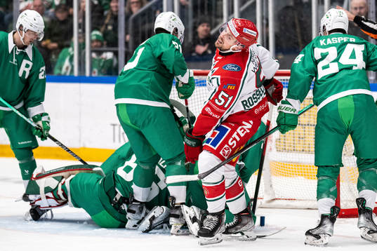 Frölundas Mats Rosseli Olsen deppar