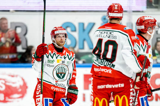 Frölundas Ryan Lasch jublar