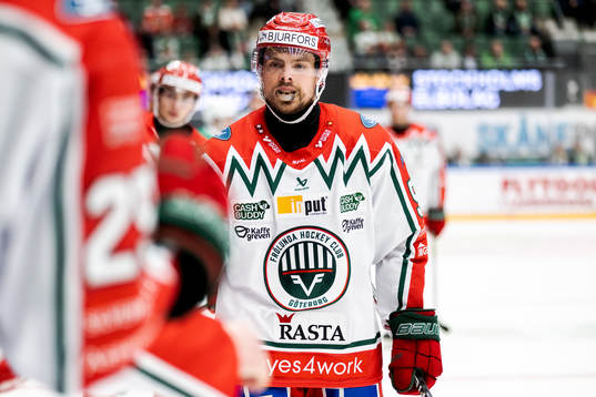 Frölundas Mats Rosseli Olsen jublar