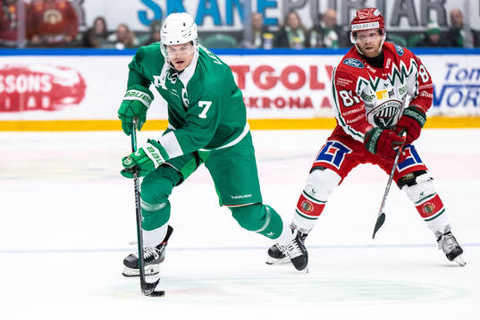 Rögles Erlend Lesund och Frölundas Ryan Lasch