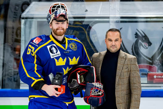 Goalkeeper Marcus Högberg of Sweden