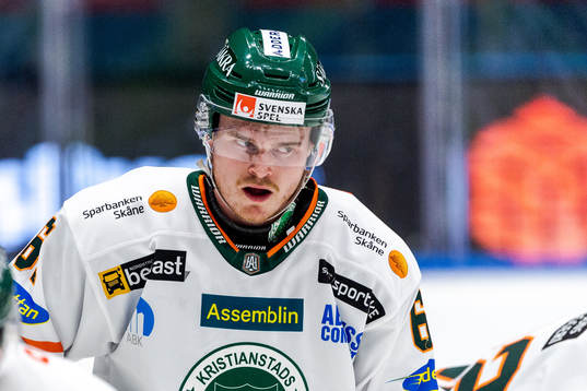 Kristianstads Malte Sjögren deppar