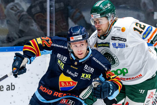 Djurgårdens Mika Ounasvuori och Kristianstads Roope