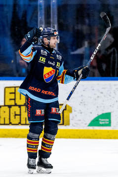 Djurgårdens Marcus Kruger jublar