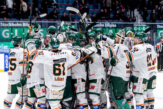 Kristianstads spelare jublar