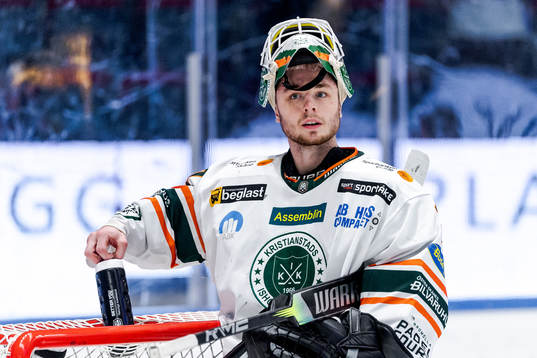 Kristianstads målvakt Filip Larsson