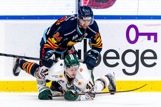Djurgårdens Daniel Brodin och Kristianstads Melker Eriksson